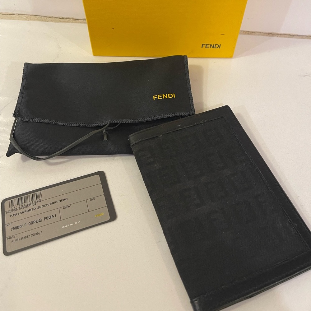 Fendi authentic passport holder